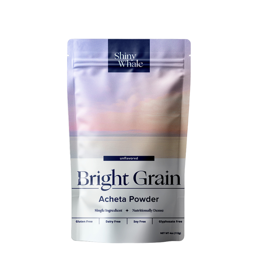 4oz Unflavored Bright Grain Acheta Powder