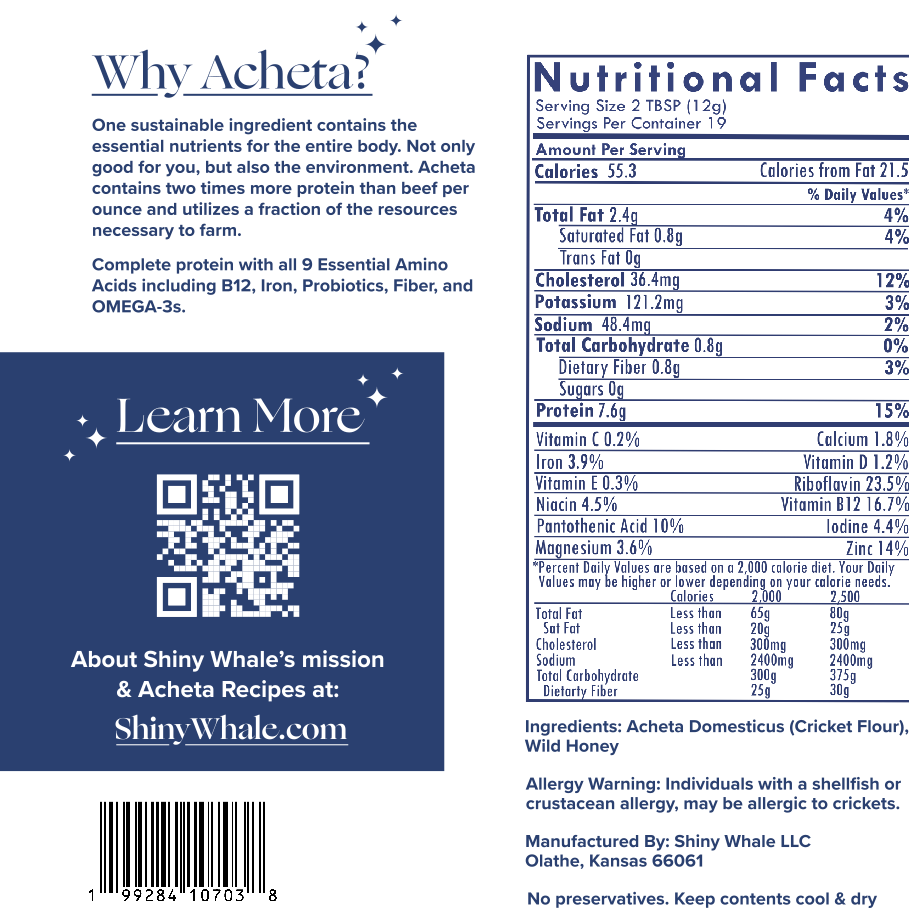 4oz Unflavored Bright Grain Acheta Powder